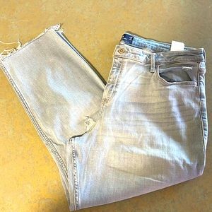 HOLLISTER CURVY HIGH-RISE CROP SLIM STRAIGHT 21R